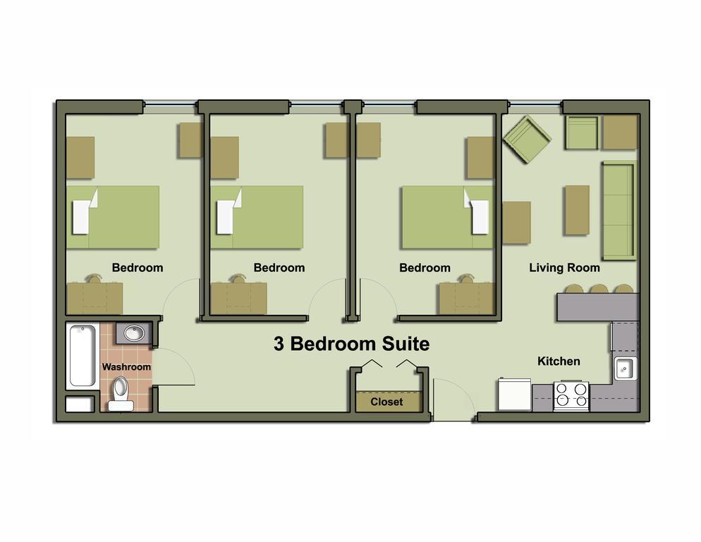 Unb Fredericton Accommodations Rom bilde